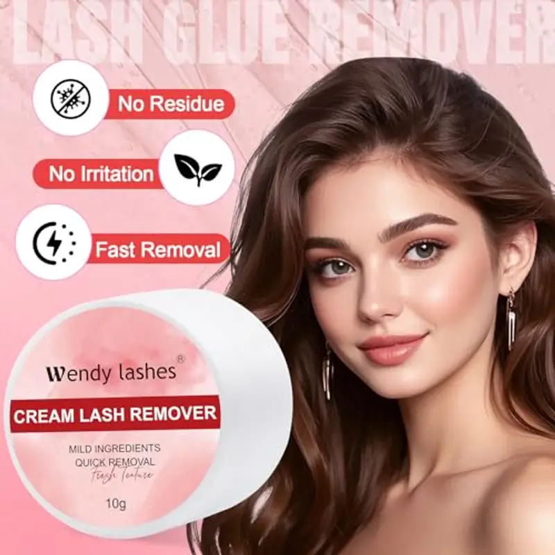 Solvente per Extension Ciglia 10g Rimuovi Ciglia Ad Azione Delicata E Rapida, Sicuro per Gli Occhi Sensibili, Rimuovi Colla per Ciglia per Extension(Rosso - Nessun Sapore) miniatura 3