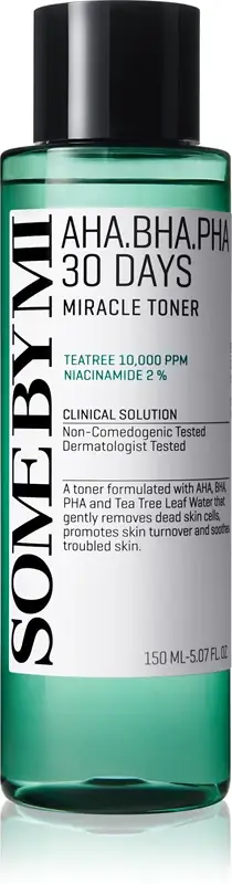 AHA∙BHA∙PHA 30 giorni Miracle lozione tonica emolliente e idratante 150 ml