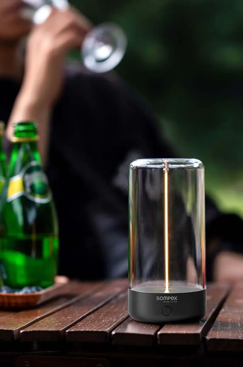 lampada da tavolo wireless Pulse Nero miniatura 4