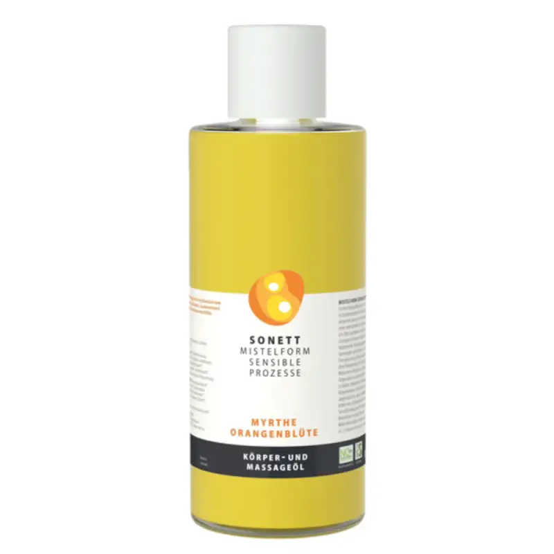 MISTELFORM SENSIBLE PROZESSE Olio per Massaggi e per il Corpo, 485 ml mirto e fiori d'arancio