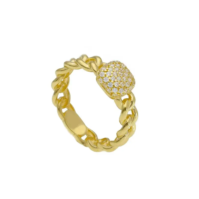 Anello Maglia - Oro Giallo - Songa Antonio