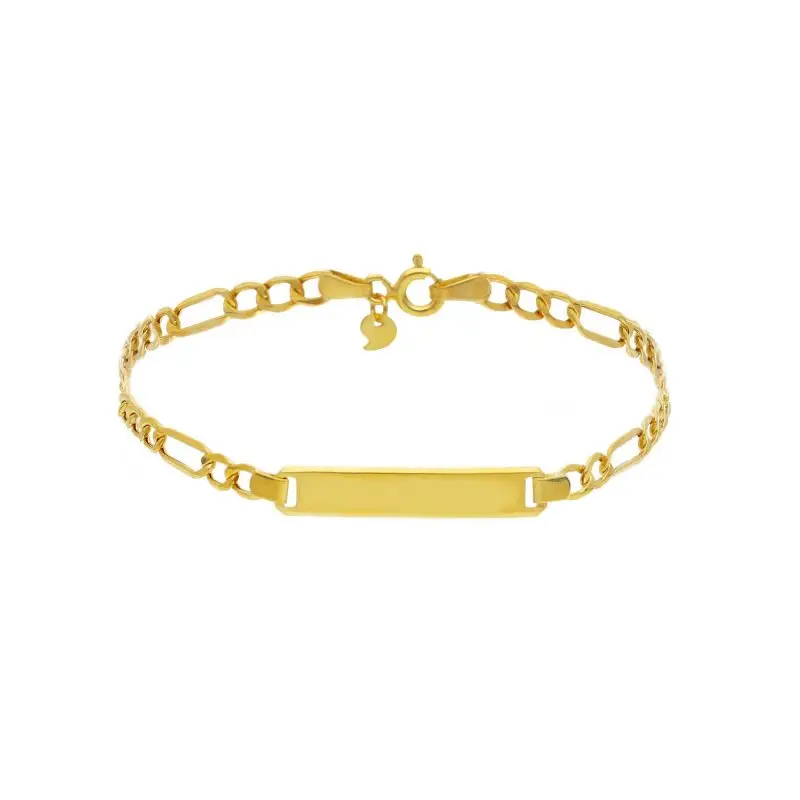 Bracciale A Catena In Oro Giallo 9 Carati 21Cm - Songa Antonio