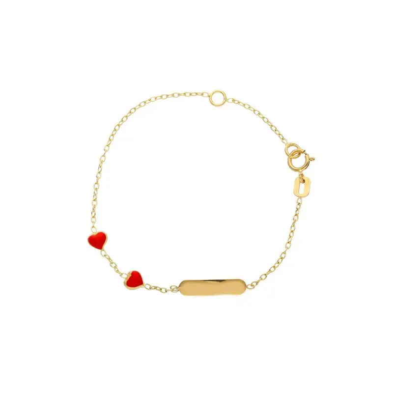 Bracciale Per Bambini In Oro E Smalto 18 Ct 16Cm - Songa Antonio