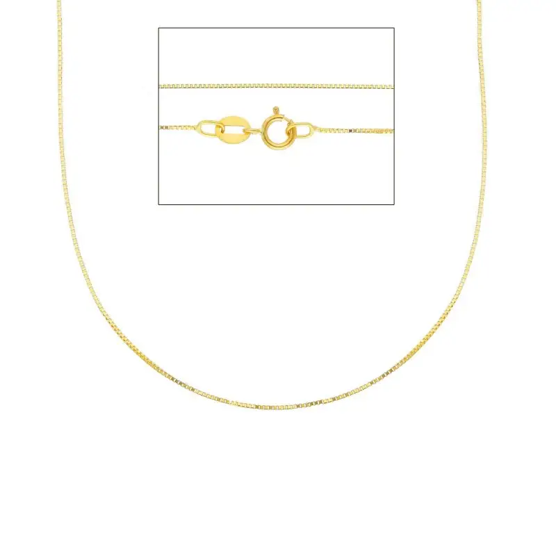 Catena Girocollo In Oro Giallo 18 Carati 50Cm - Songa Antonio