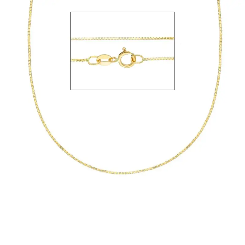 Catena Girocollo In Oro Giallo 18 Carati 50Cm - Songa Antonio