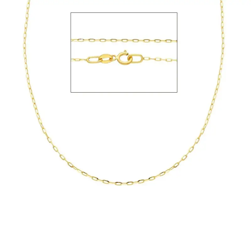 Catena Girocollo In Oro Giallo 18 Carati 50Cm - Songa Antonio