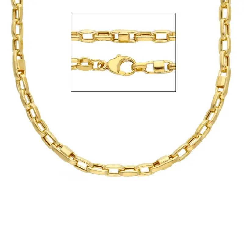 Catena Girocollo In Oro Giallo 18 Carati 50Cm - Songa Antonio