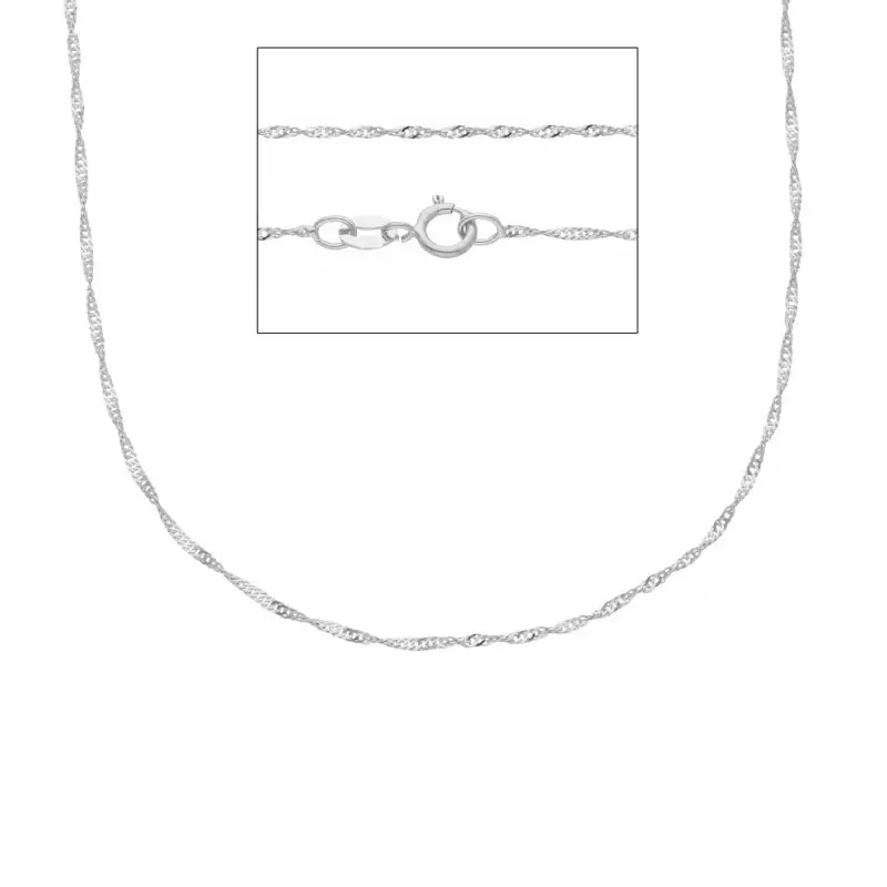 Catena Girocollo - Oro Bianco - Songa Antonio