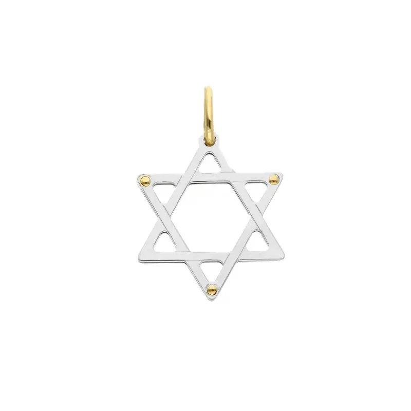 Ciondolo - Oro Giallo E Bianco - Songa Antonio