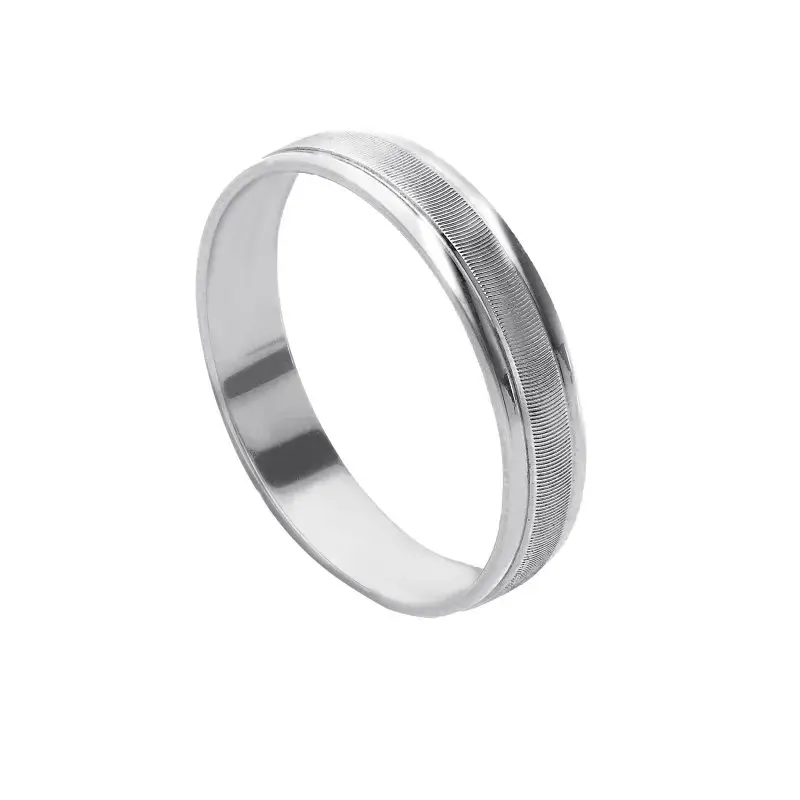 Fedi Nuziali In Oro Bianco 18 Carati - Songa Antonio