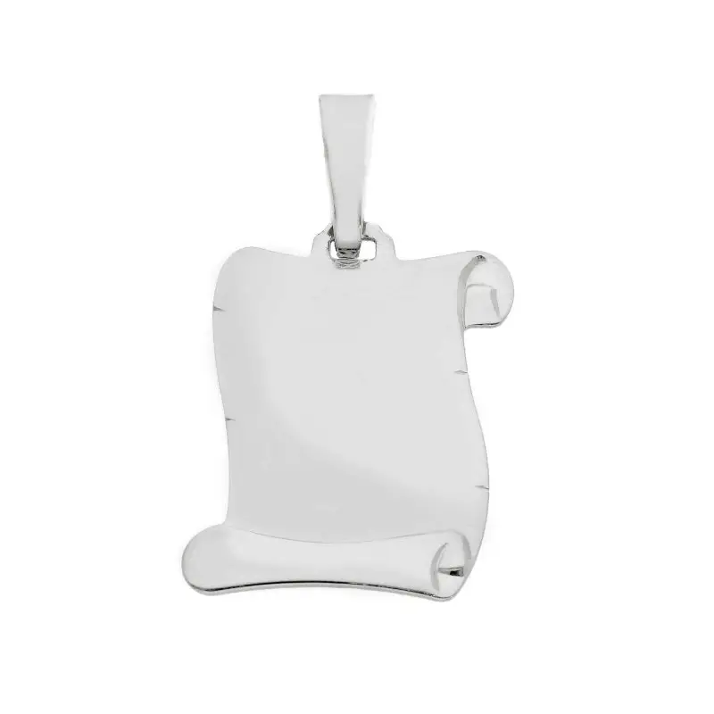 Medaglia In Oro Bianco - 16X22Mm - Songa Antonio