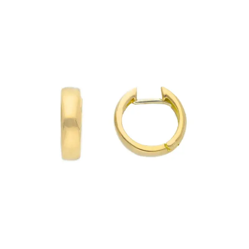 Orecchini A Scattino In Oro Giallo 18 Ct - Songa Antonio