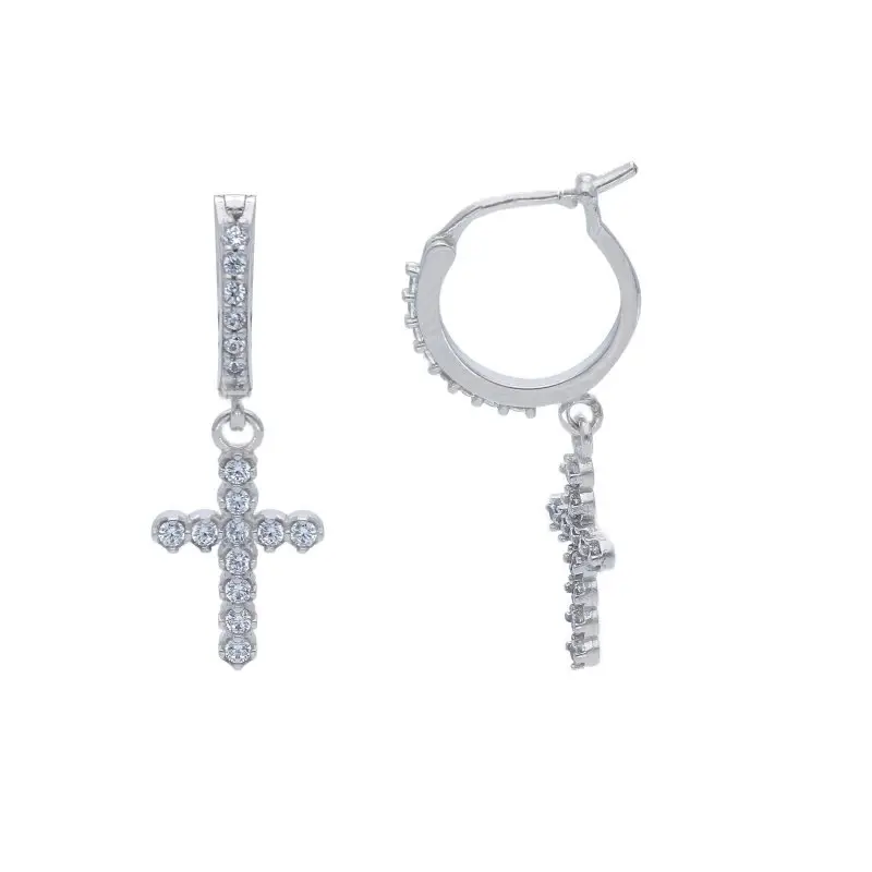 Orecchini Cerchio - Oro Bianco - Songa Antonio