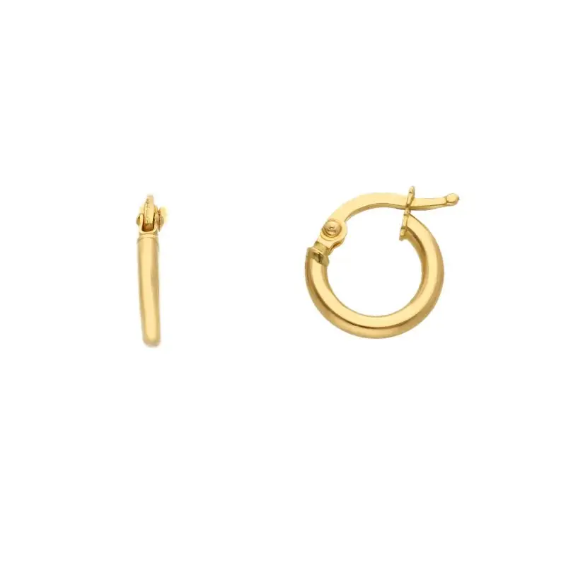 Orecchini - Cerchio - Oro Giallo 18 Ct - Songa Antonio