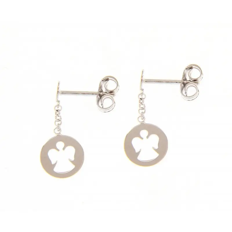 Orecchini Pendenti - Oro Bianco - Songa Antonio