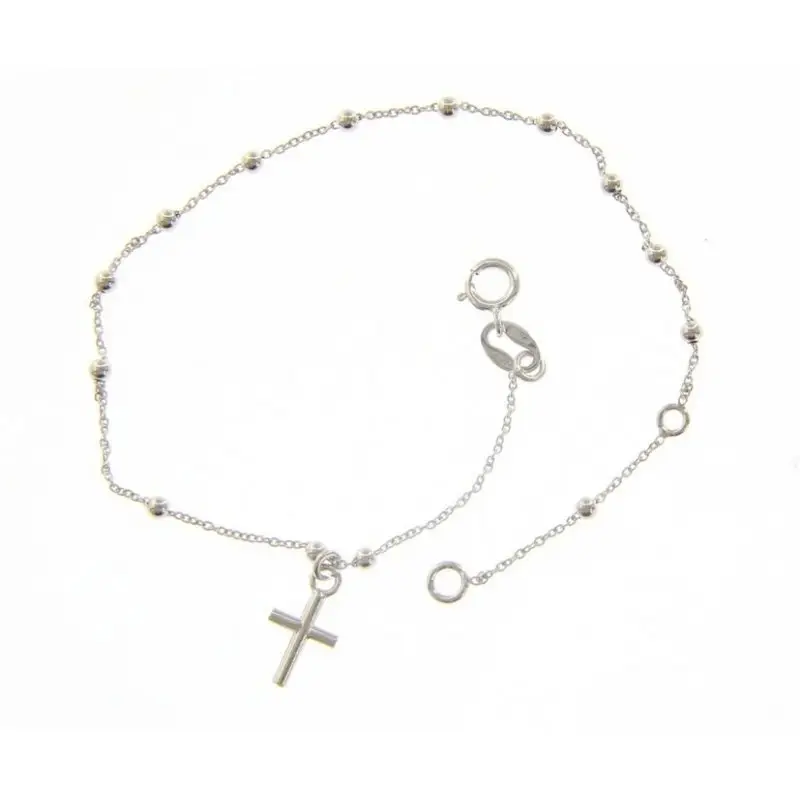 Rosario - Bracciale - Oro Bianco - Songa Antonio
