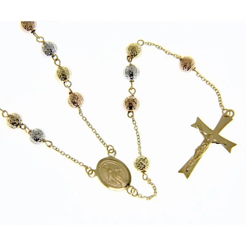 Rosario - Collana - Oro Tre Colori - Songa Antonio