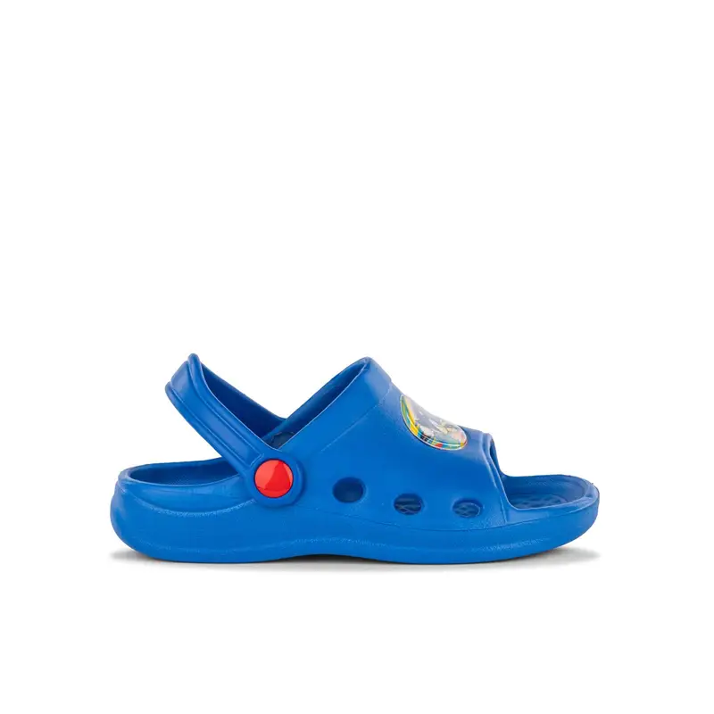 Sandali bimbo blu da mare in gomma stampa cartoon Sonic
