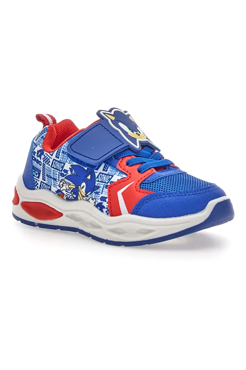 Scarpe blu e rosse con luci e strappo Sonic N9610085T [BLU miniatura 2