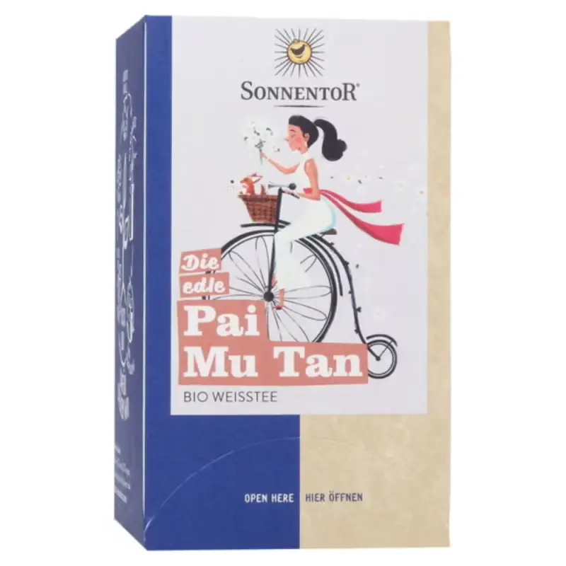 Tè Bianco Pai Mu Tan, Bustine, 18 pezzi (18 g)