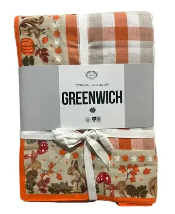 TOVAGLIA CUCINA PER 6 PERSONE SOPHIE MAISON GREENWICH