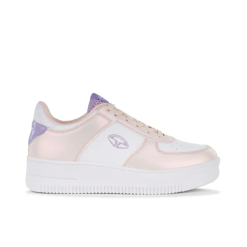 Sneakers bianche da donna con lacci
