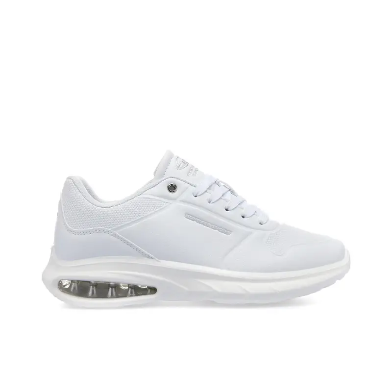 Sneakers donna bianche da palestra con suola ad aria