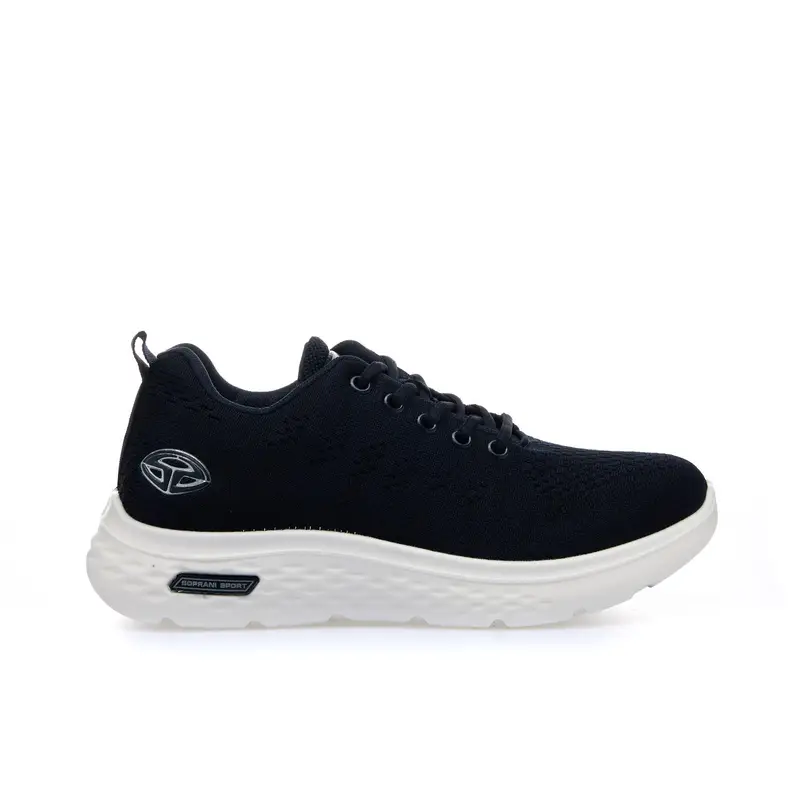 Sneakers uomo blu scuro da running con lacci