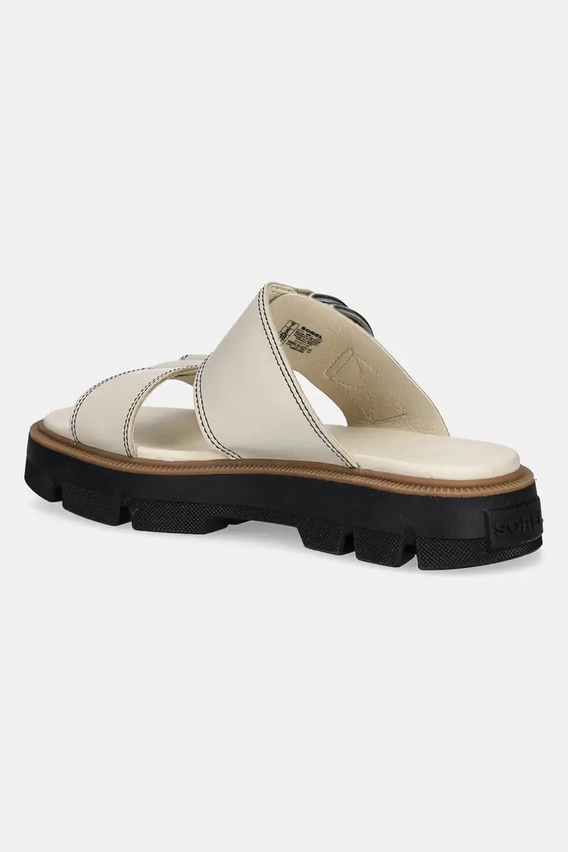 infradito in pelle REIN CB SLIDE donna colore beige 2113111191 miniatura 3