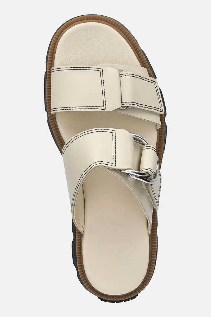 infradito in pelle REIN CB SLIDE donna colore beige 2113111191 miniatura 4