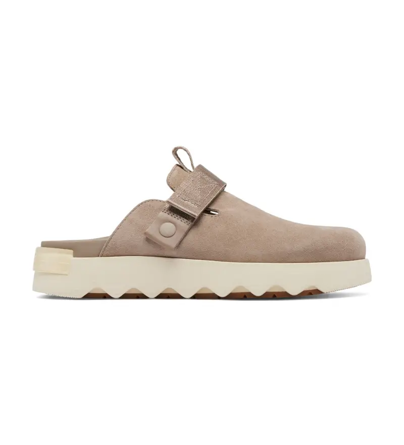 per donna. 2030521265 Zoccoli in pelle color talpa Viibe (36), Basso, Nessuno, Casual, Taupe