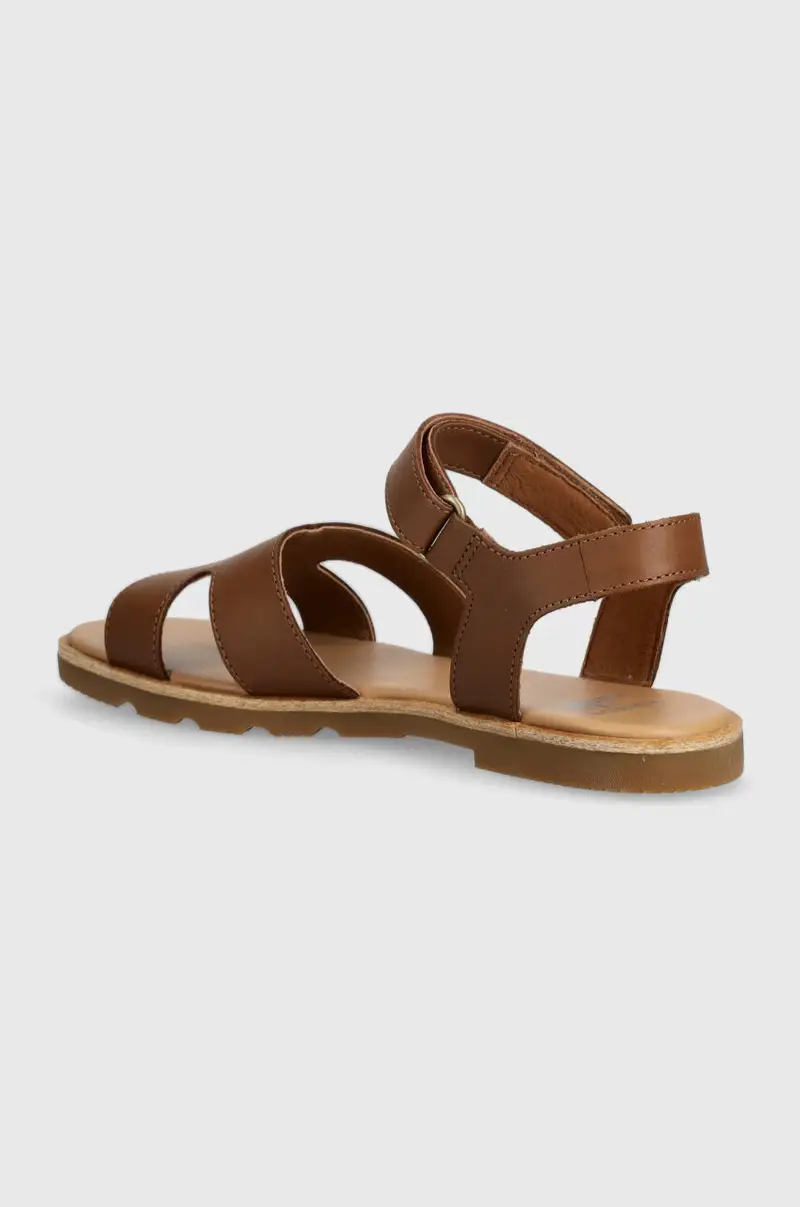 sandali in pelle ELLA III ANKLE STRAP donna colore marrone 2076821242 miniatura 3