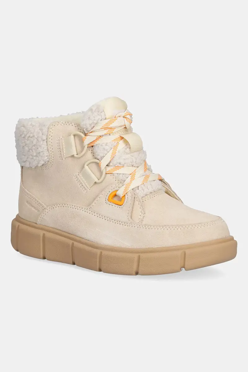 stivaletti alla caviglia in camoscio SOREL EXPLORER III NW LACE WP donna colore beige 2077961292