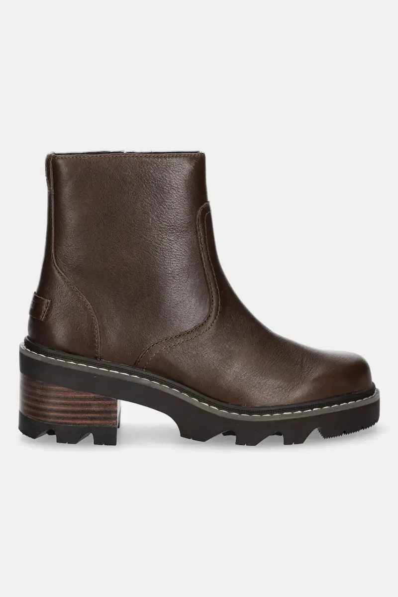 stivaletti alla caviglia in pelle JOAN NOW ZIP BOOTIE donna colore marrone 2138431256 miniatura 2