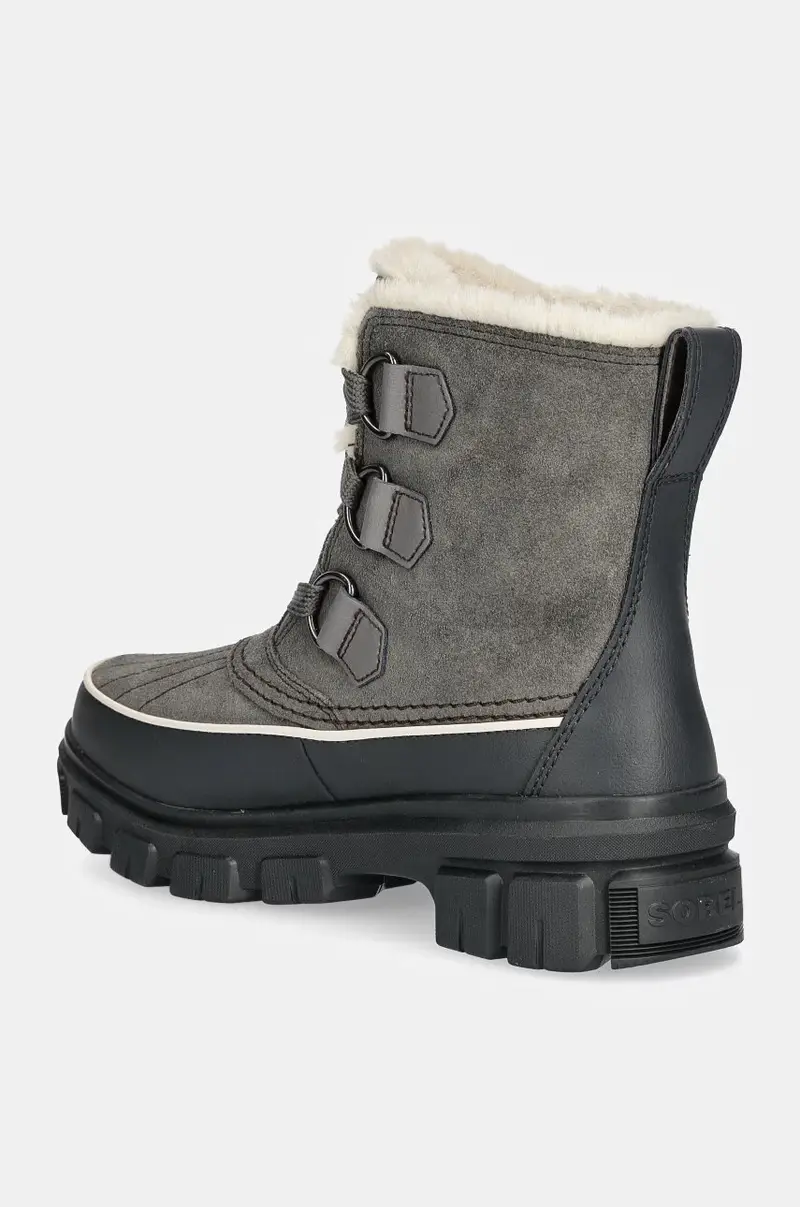 stivaletti alla caviglia in pelle TORINO V WP OUTDRY donna colore grigio 2106701052 miniatura 3