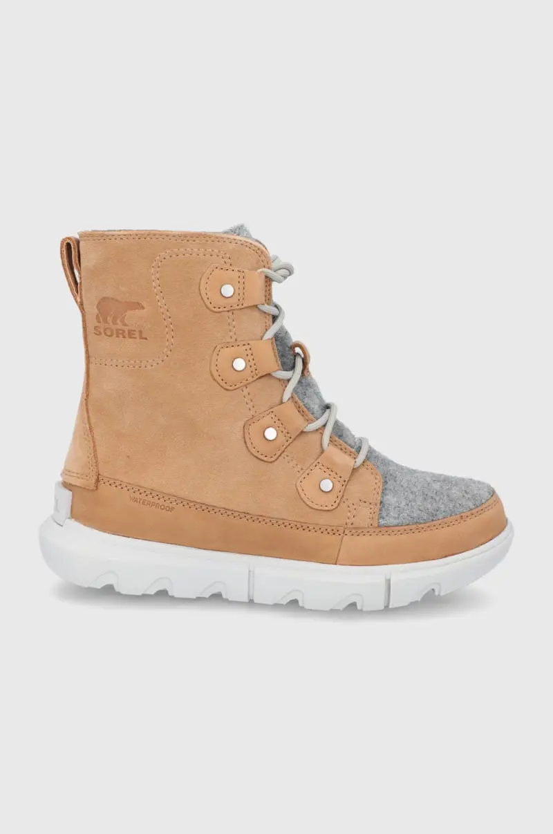 stivali da neve in pelle SOREL EXPLOER II Beige