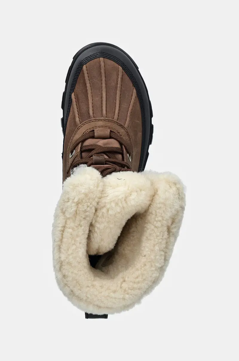 stivali da neve in pelle TORINO V PARC WP OUTDRY Marrone miniatura 4