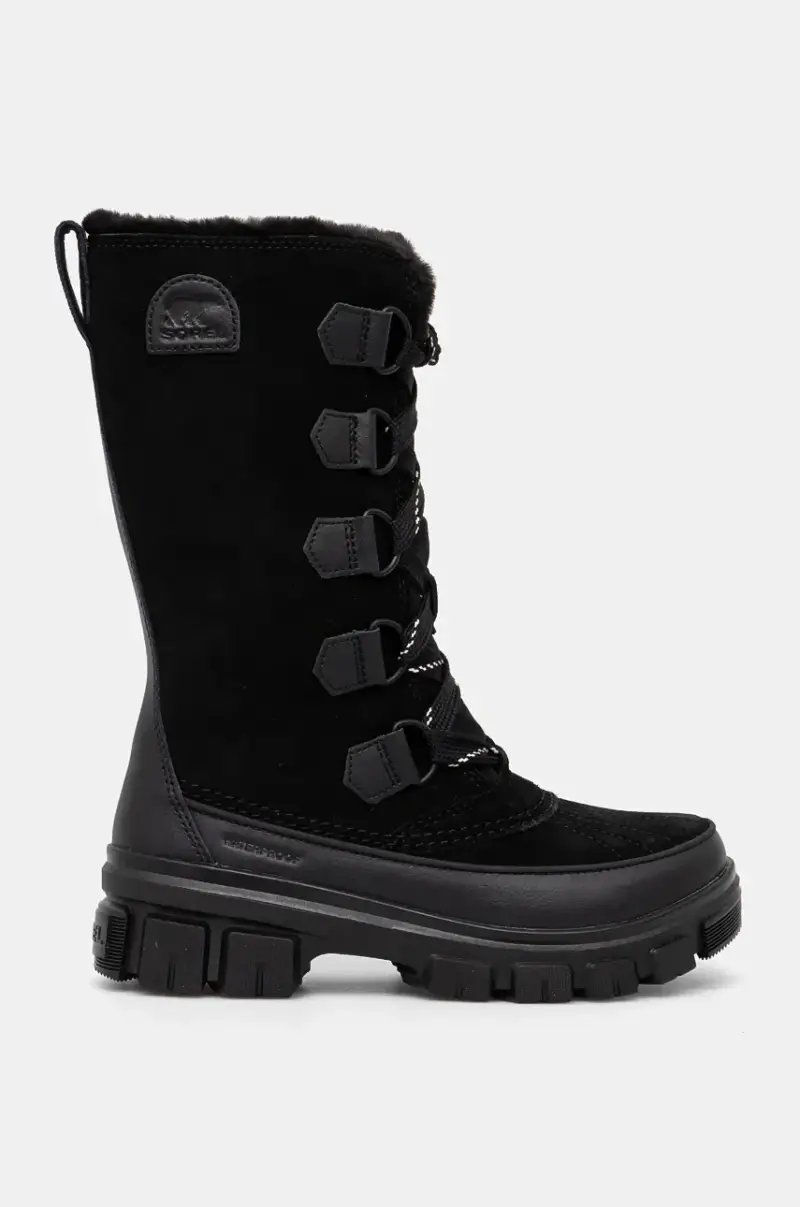 stivali da neve in pelle TORINO V TALL WP OUTDRY colore nero 2106691010