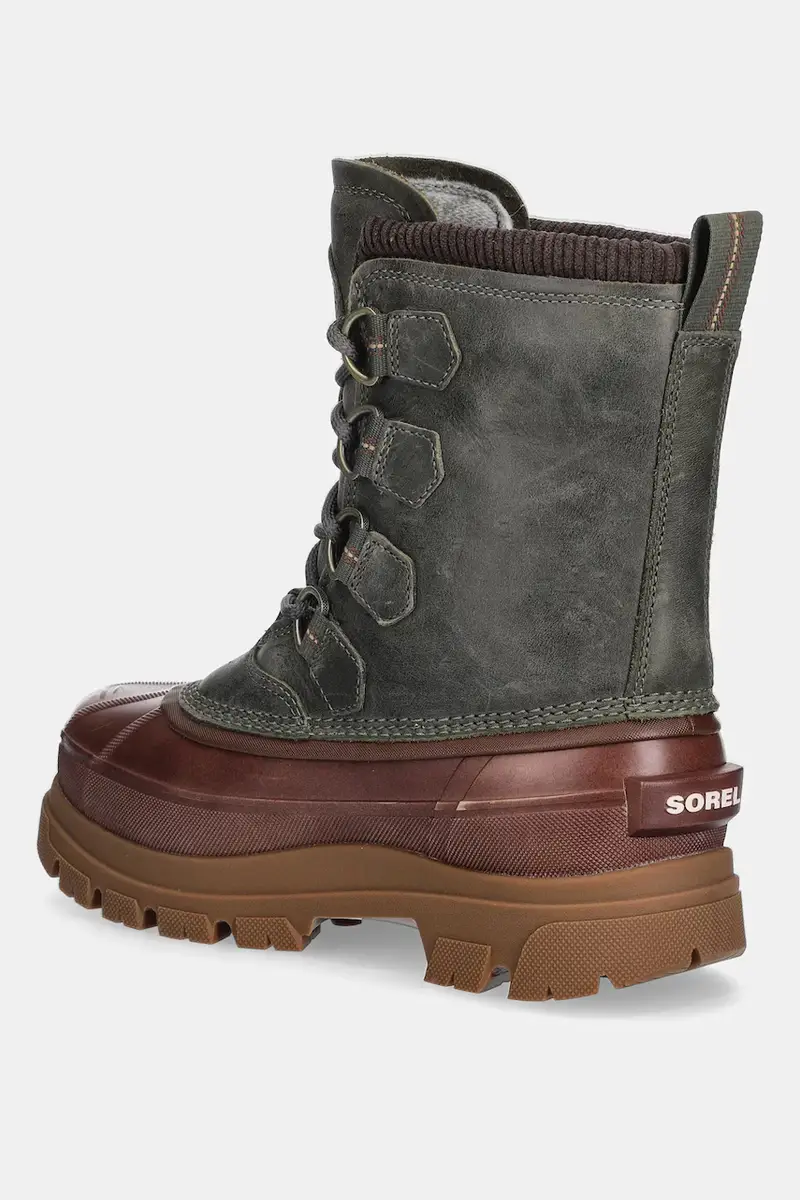 stivali da neve Sorel x Barbour Caribo colore verde 2154631 miniatura 3
