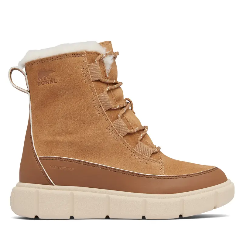 Stivali da neve Sorel Youth Explorer III Lace Wp 2088511253 Marrone