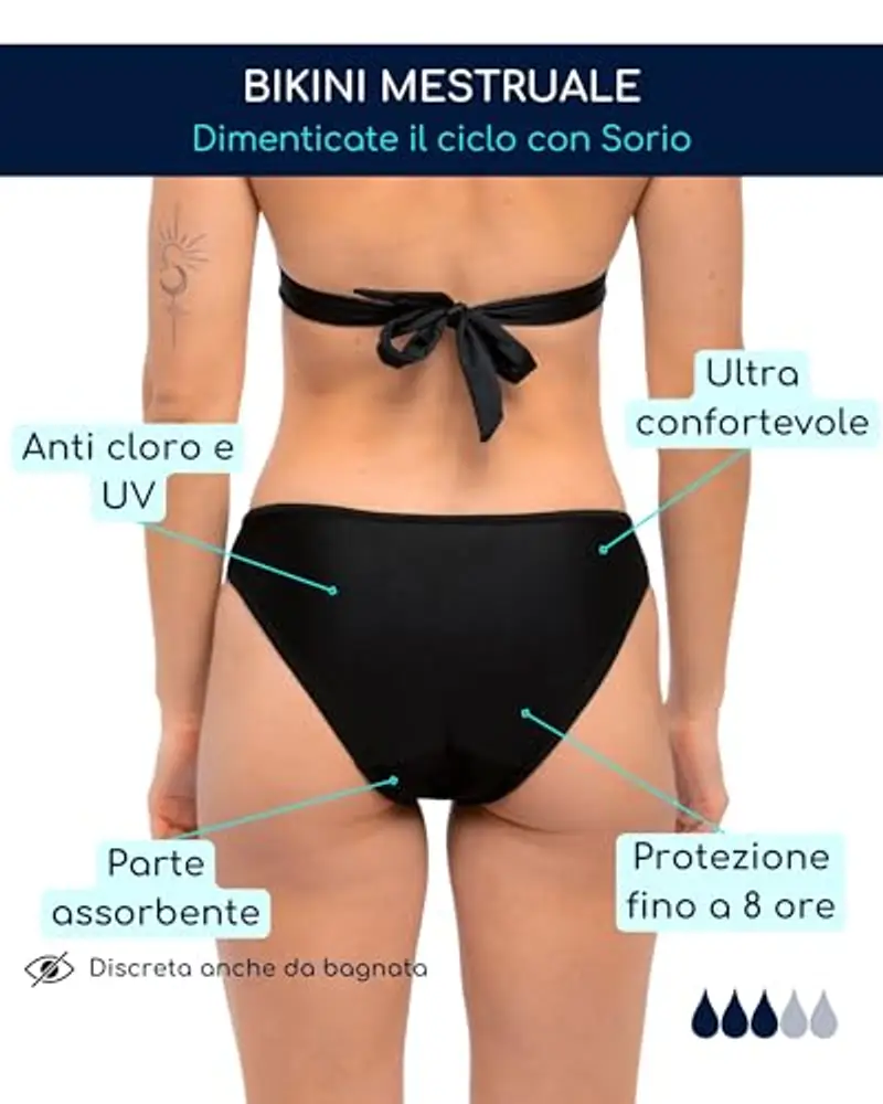 SORIO Slip Ragazza Nero 795256 miniatura 3