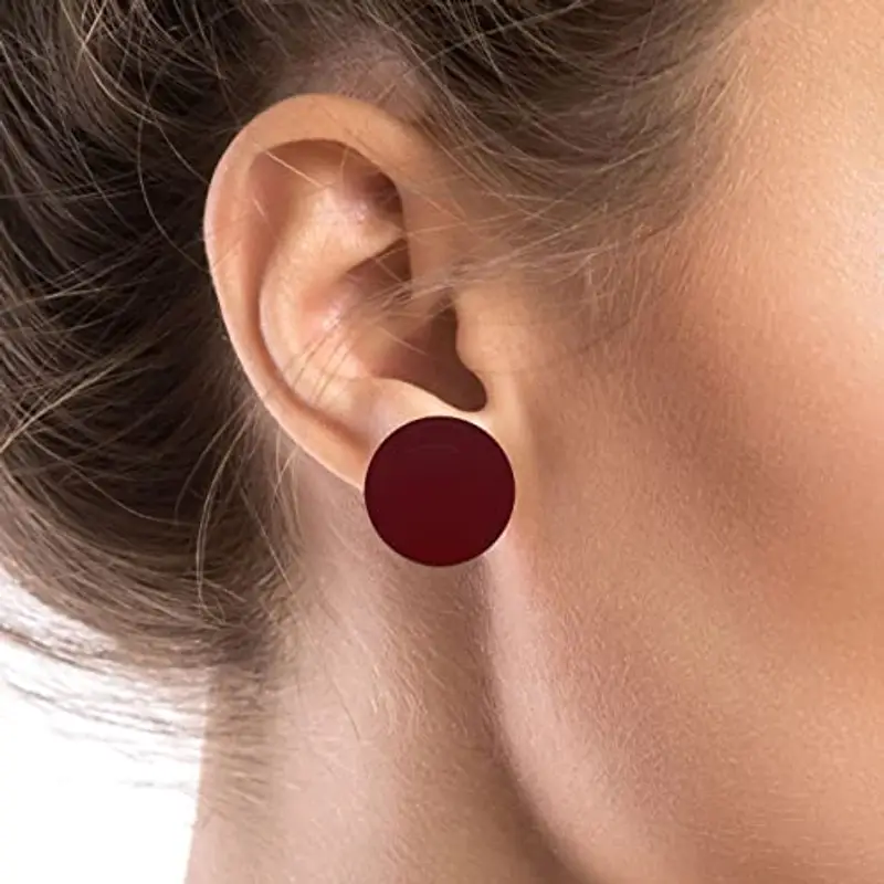 SoulCats 1 Paio di Clip per Le Orecchie in plastica Color Lampone miniatura 2