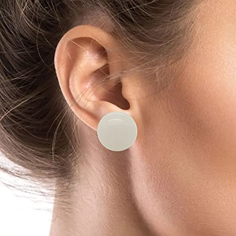 SoulCats 1 Paio di Orecchini a Clip in plastica nel Colore Perla miniatura 2