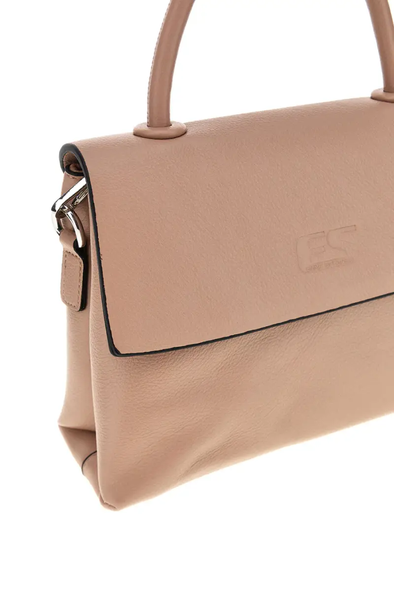 Borsa nude a mano con tracolla Emma spagnesi PU8901 [NUDE] miniatura 4
