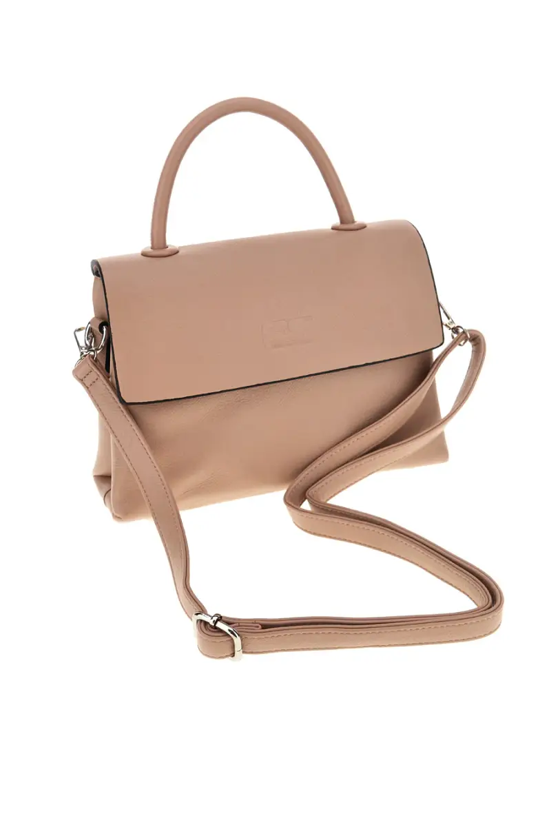 Borsa nude a mano con tracolla Emma spagnesi PU8901 [NUDE] miniatura 5