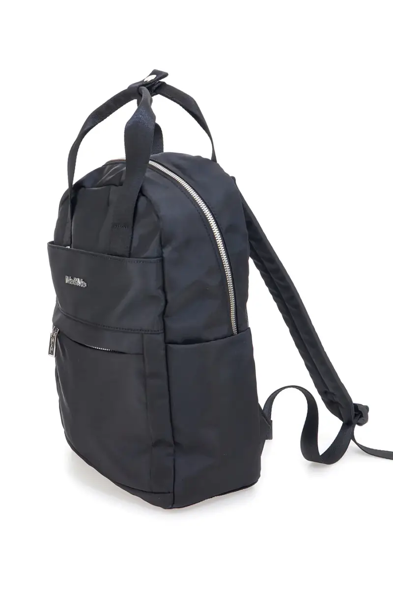 Zaino nero con spallacci regolabili Me & me spa 9309 [NERO] miniatura 2