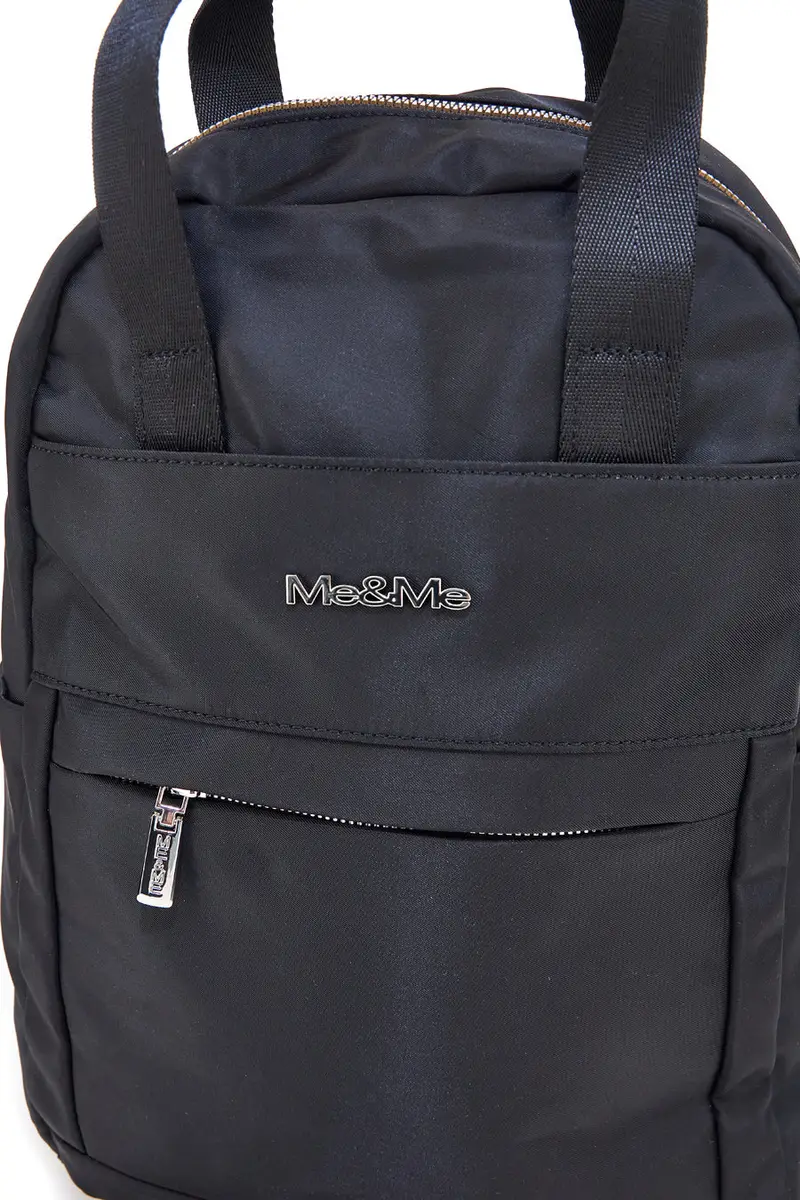 Zaino nero con spallacci regolabili Me & me spa 9309 [NERO] miniatura 3
