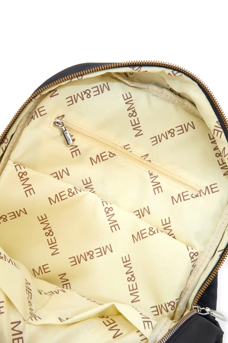 Zaino nero con spallacci regolabili Me & me spa 9309 [NERO] miniatura 5