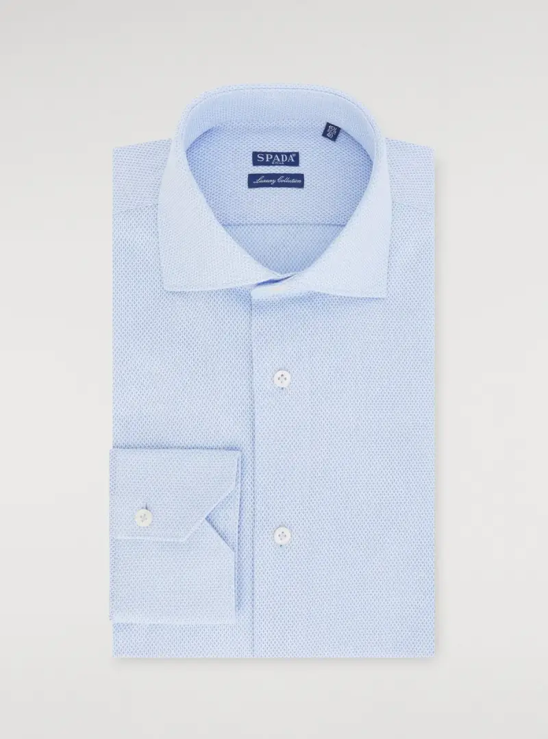 Camicia in cotone cellulare