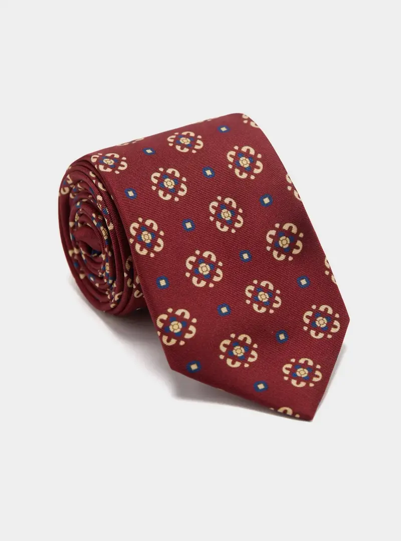 Cravatta 100% seta fantasia